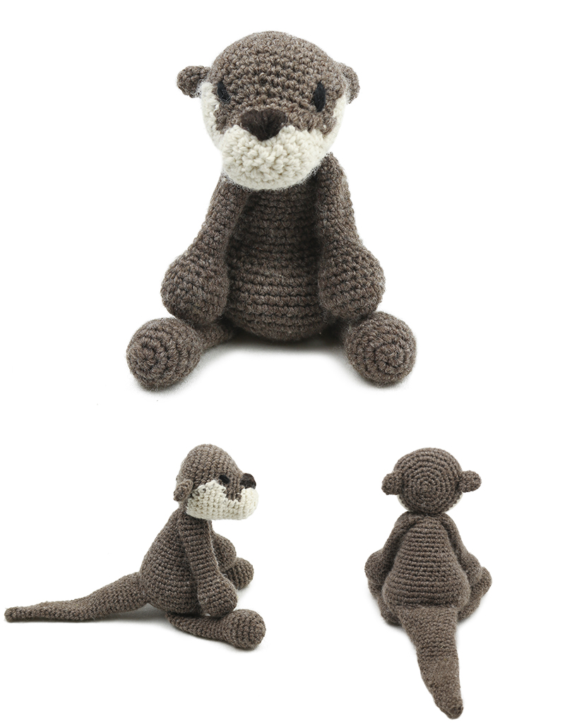 toft ed's animal natalie the otter amigurumi crochet